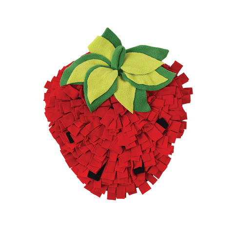 Strawberry Snuffle Mat, Interactive Feeding Mat for Pets