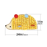 Porcupine Snuffle Mat, Interactive Feeding Mat for Pets